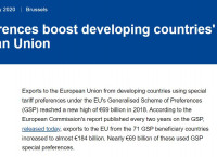 The EU has released its biennial GSP report and the GSP assessments for participating countries